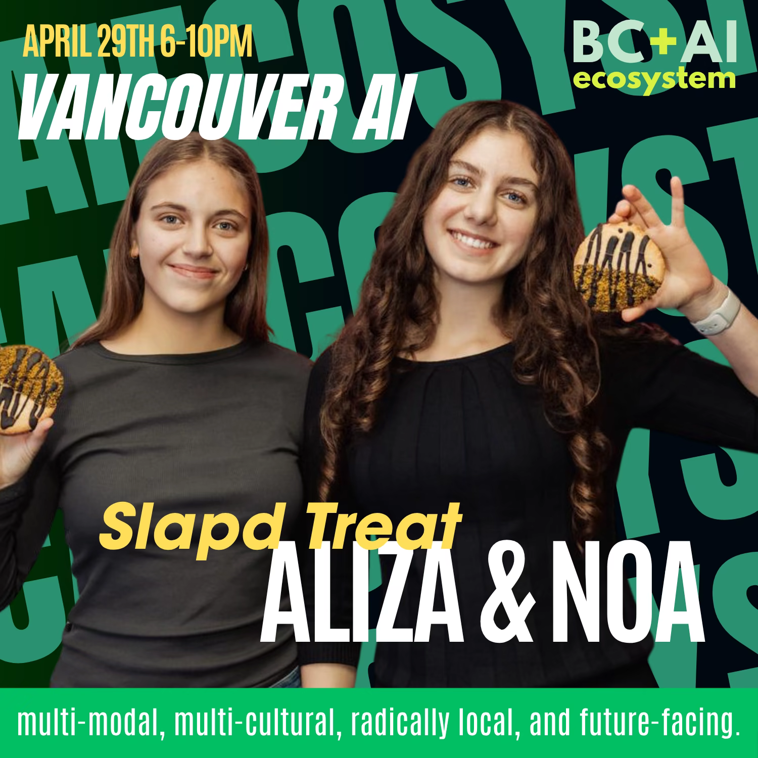 April hosts: Aliza & Noa