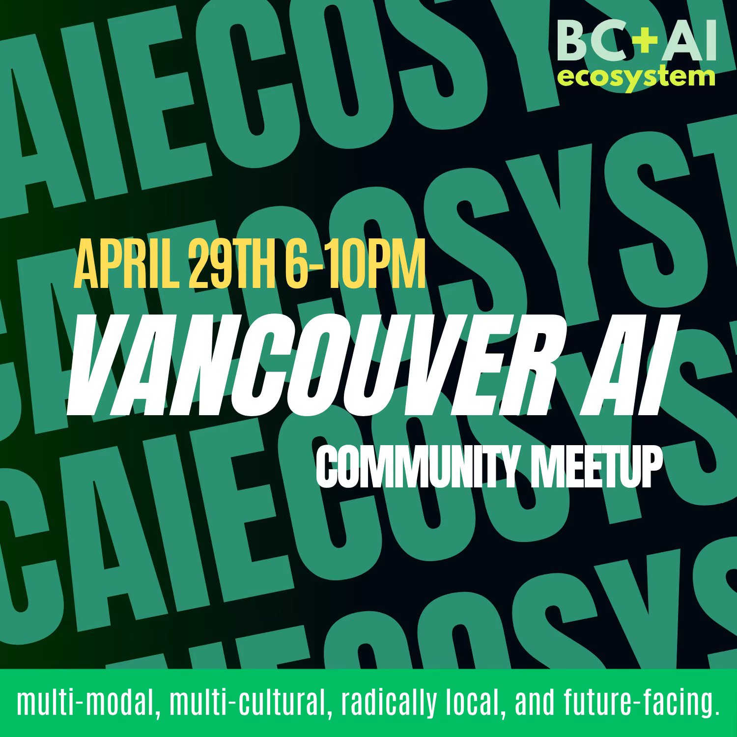 April meetup announcement