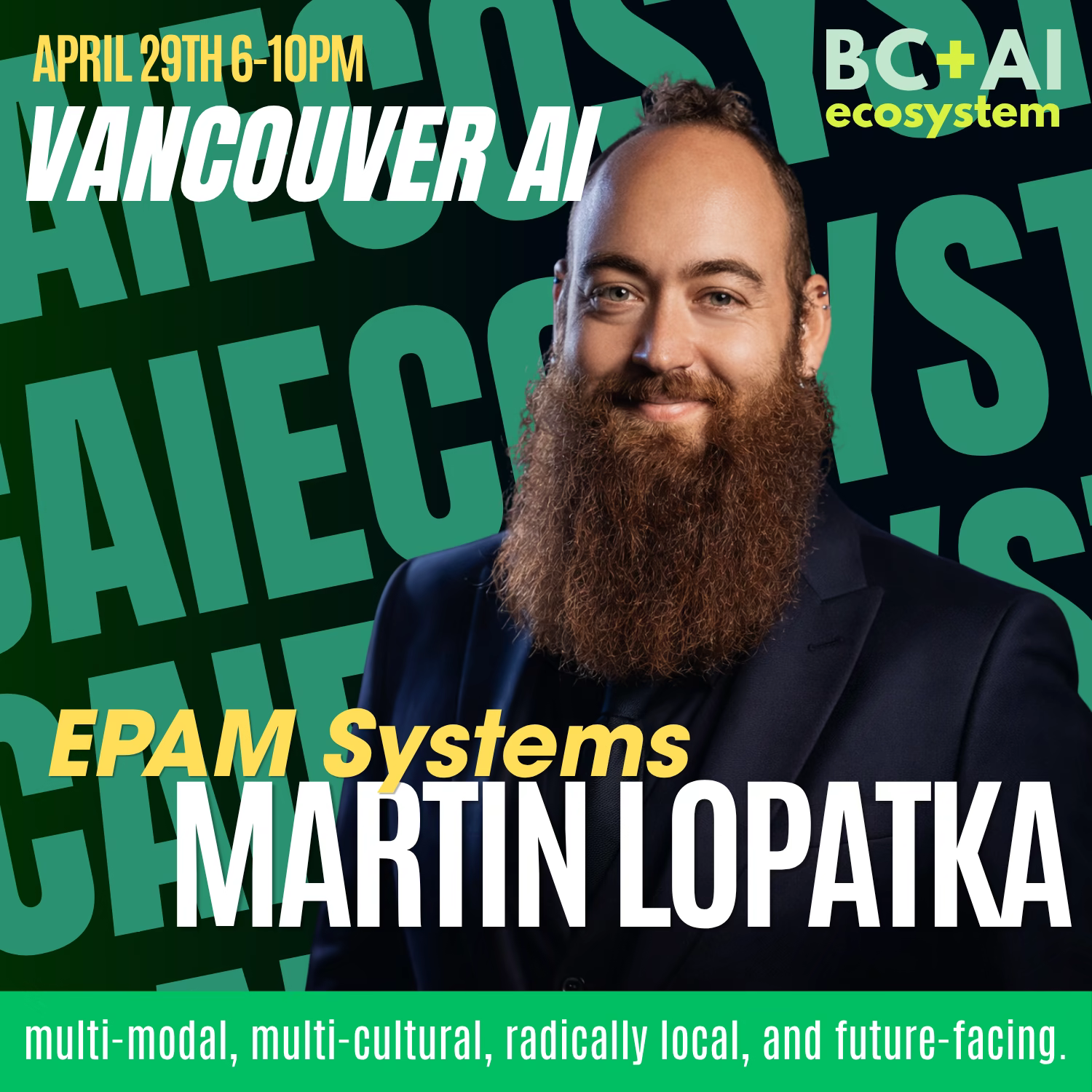 April speaker: Martin Lopatka